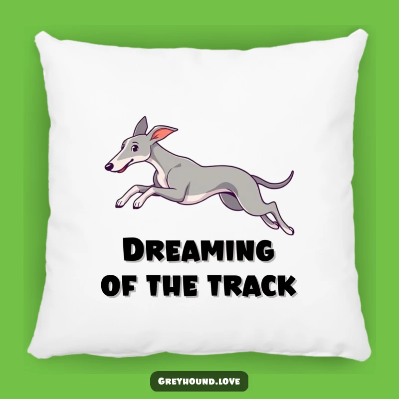 Soft Greyhound Leap Pillow: Add Elegant Comfort to Your Home with Canine Charm