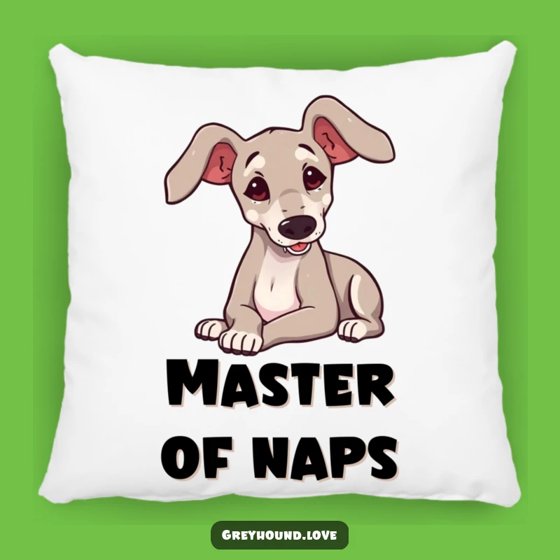 Funny Greyhound Flop Pillow - Cozy Comfort for Long Dog Fans