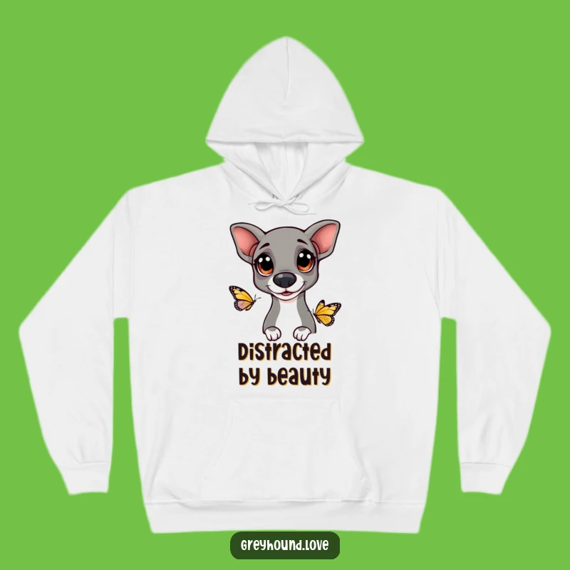 Funny Greyhound Hoodie: Cozy Dog Sweatshirt, Whimsical Gift