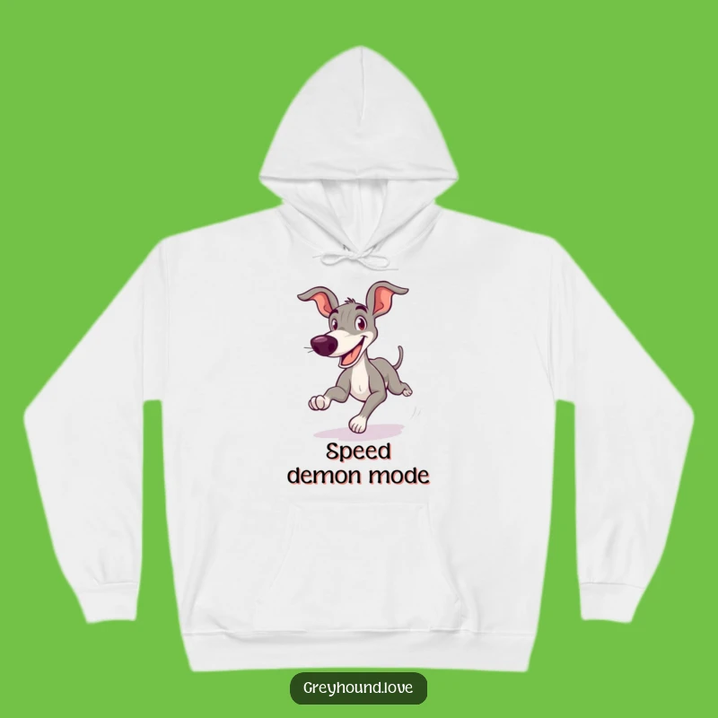 Funny Greyhound Hoodie: Goofy Zoom Design,Warm & Hilarious Gift