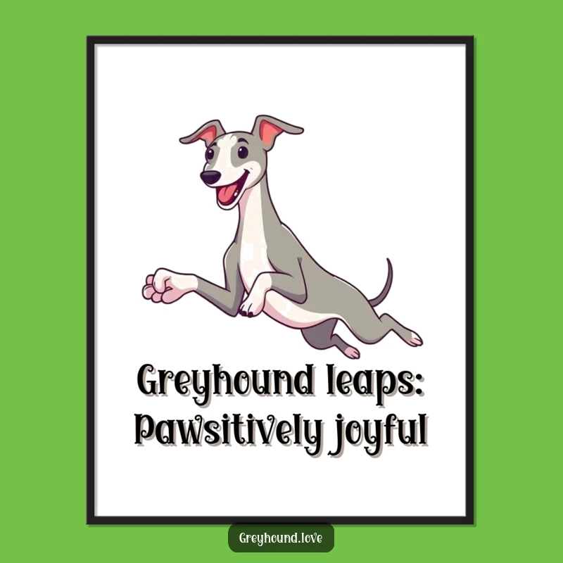 Free Printable Greyhound Wall Art: Funny Paws Decor, Downloadable & Print at Home Art