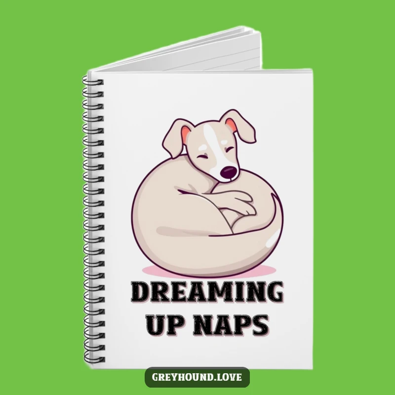 Funny Greyhound Notebook: Dog Ball Design for Notes, Hilarious Gift