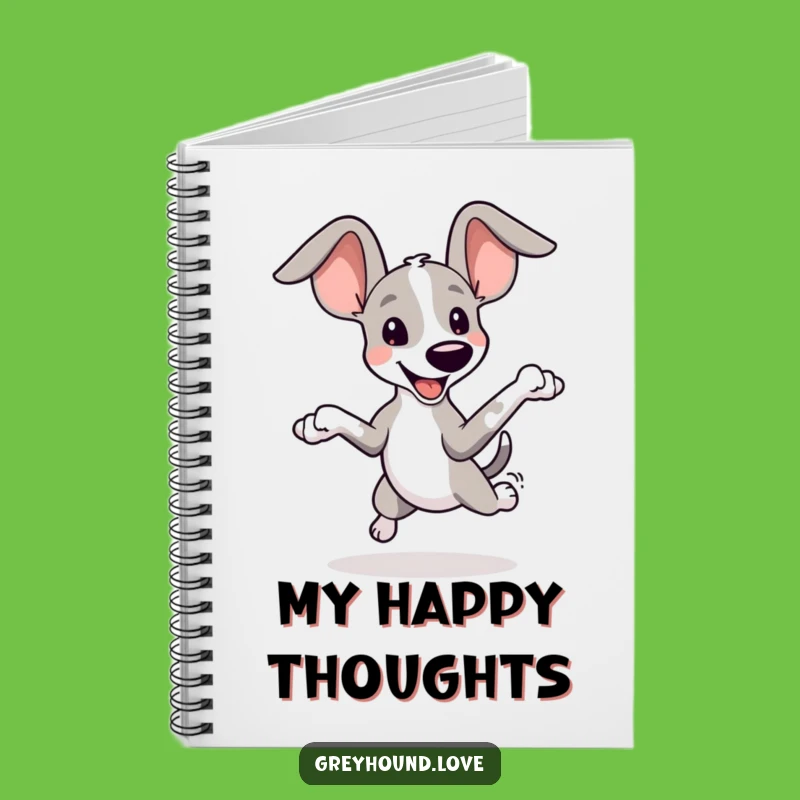Funny Greyhound Ears Notebook: Playful Journal, Oversized Ears, Creative Gift