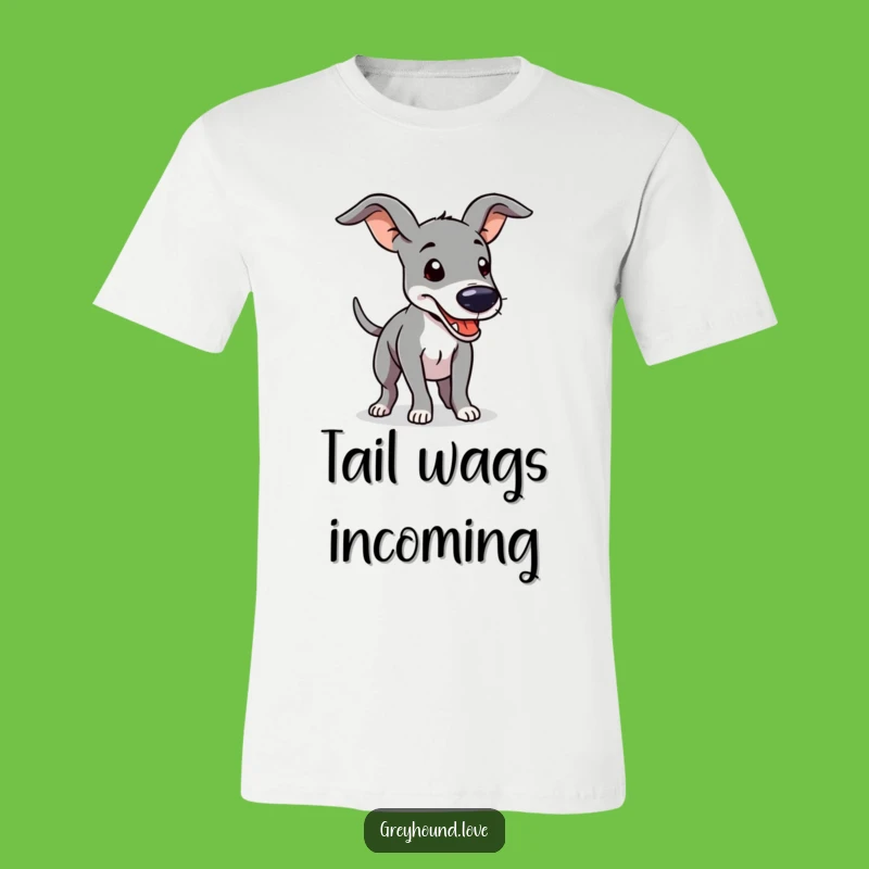 Funny Greyhound T-Shirt: Floppy Ears & Furious Wag, Hilarious Pet Tee