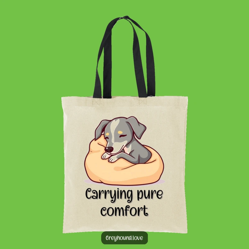 Cozy Greyhound Tote Bag - Relaxing & Chic Carry-all Gift