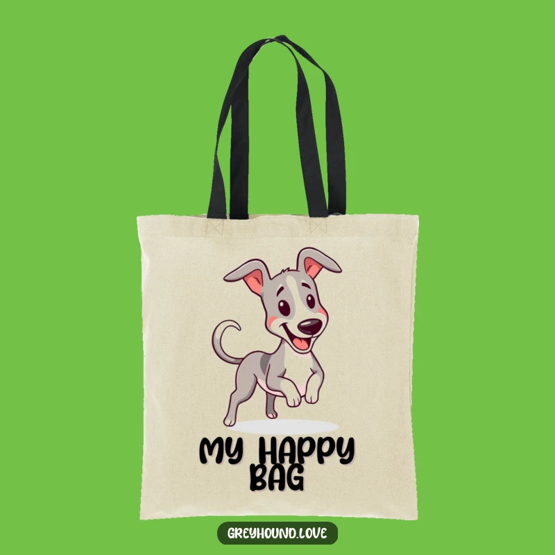 Funny Greyhound Wiggle Tote Bag - Carry Your Excitement, Great Gift!